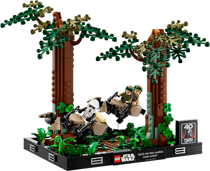 LEGO 75352 Star Wars Return of the Jedi 40th Anniversary Endor Speeder Chase Diorama 673419376969 c