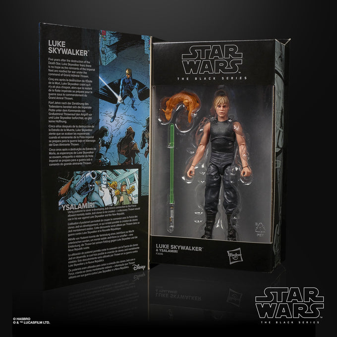 Hasbro Star Wars Lucasfilm 50th Anniversary The Black Series Heir to the Empire Luke Skywalker and & Ysalamiri Action Figure 5010993872817