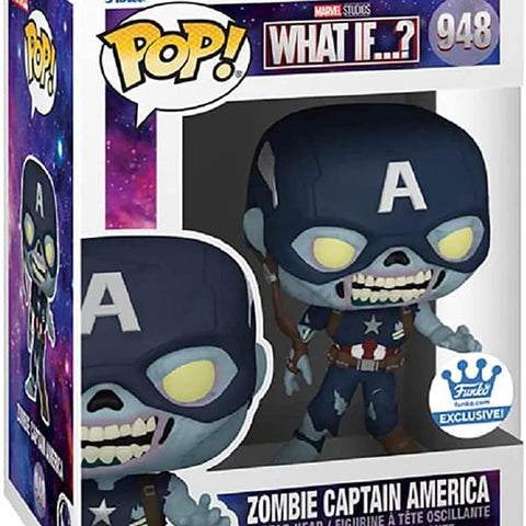 948 Funko What If? Zombie Captain America Funko Exclusive