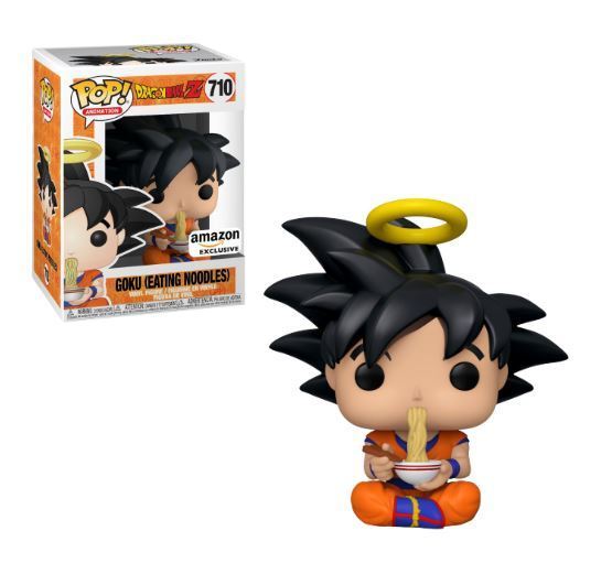 Funko 710 Dragonball Z Goku Eating Noodles Amazon Exclusive