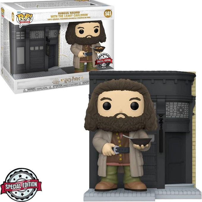 141 Deluxe Funko Harry Potter Rubeus Hagrid With The Leaky Cauldron Special Edition