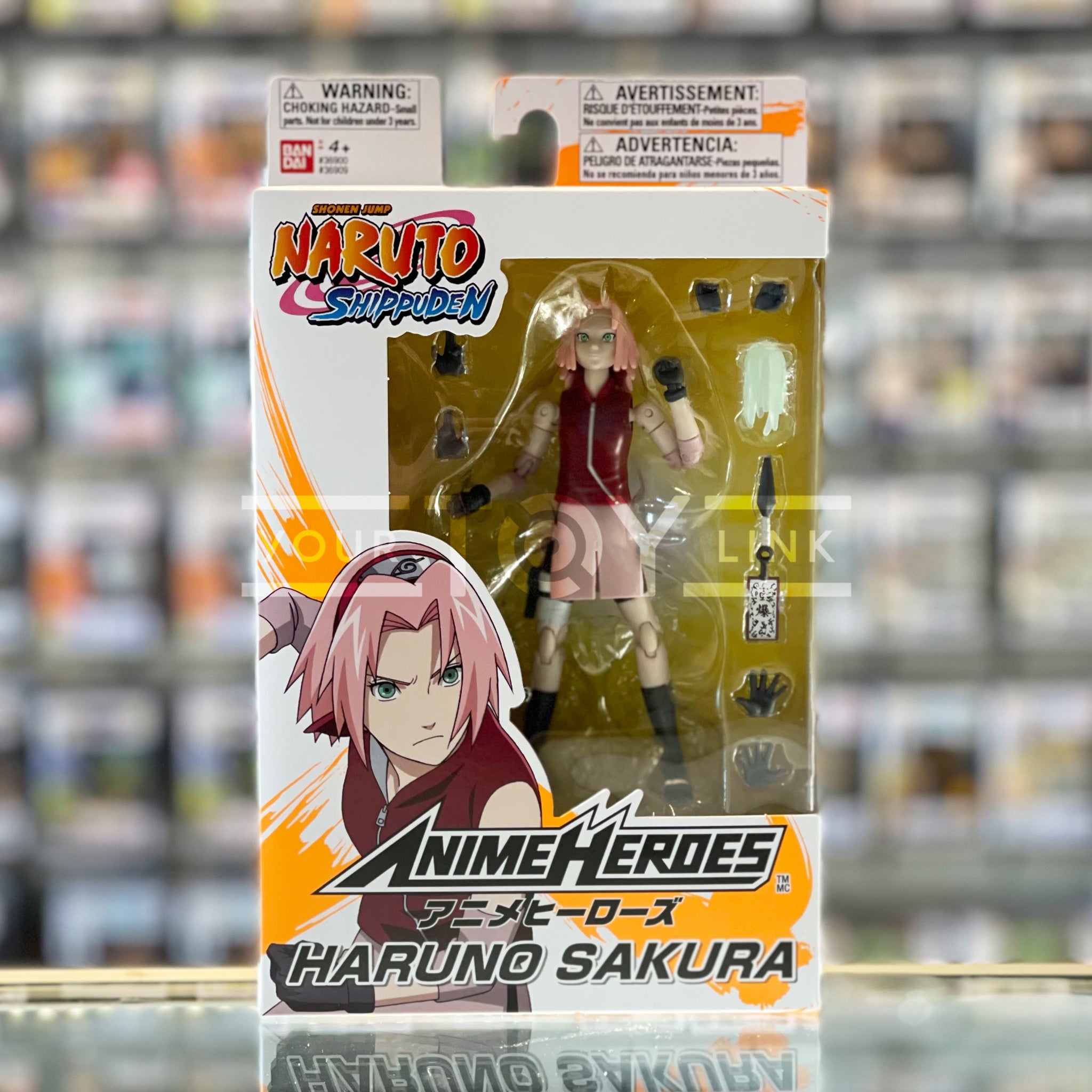Bandai - Figura de Ação Anime Heroes Naruto Shippuden