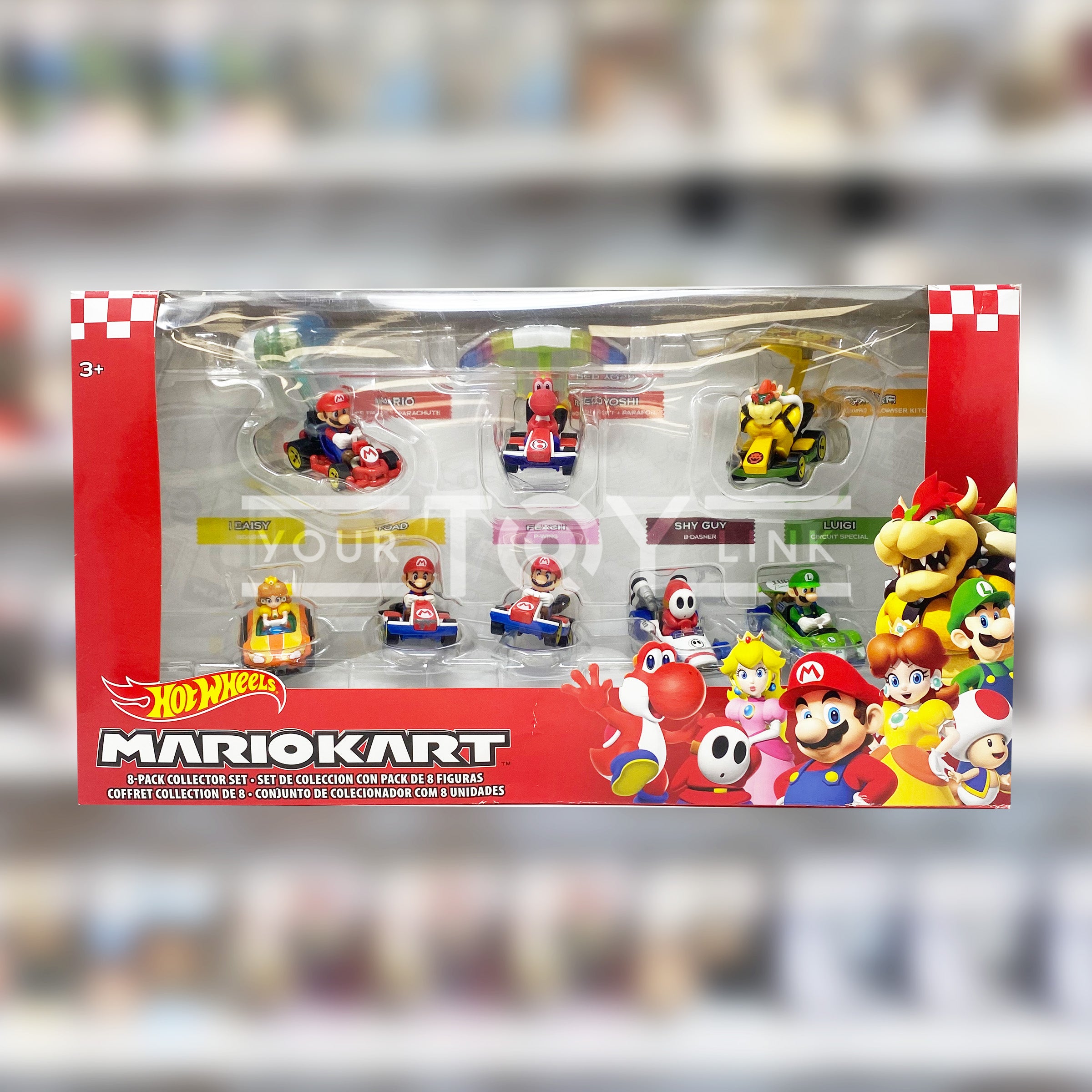 Hot Wheels Mario Kart Collectors Set of 8 - US