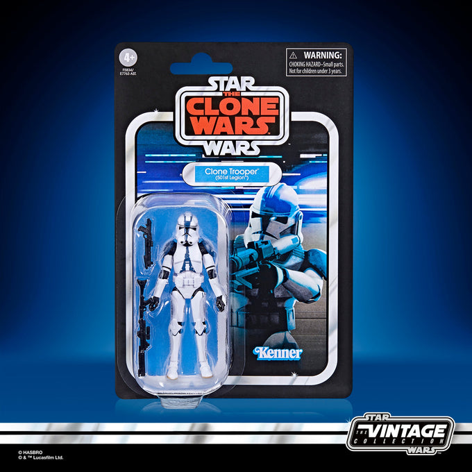 Hasbro Disney+ Star Wars The Vintage Collection 3.75 in 501st Clone Trooper Collectible Action Figure 5010993983322 a